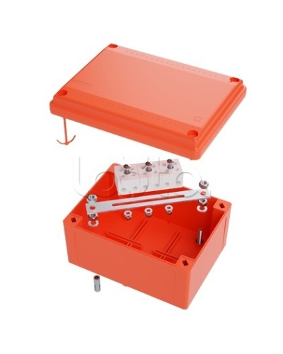 Коробка пластиковая FS с гладкими стенками и клеммниками DKC IP56 100х100х50мм FSB10404 в Таганроге Распределительные коробки Pintop.ru