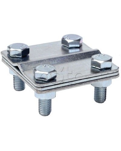 Соединитель пруток - полоса 57 - 57 мм DKC NG3102 в Таганроге Повороты, муфты, тройники Pintop.ru