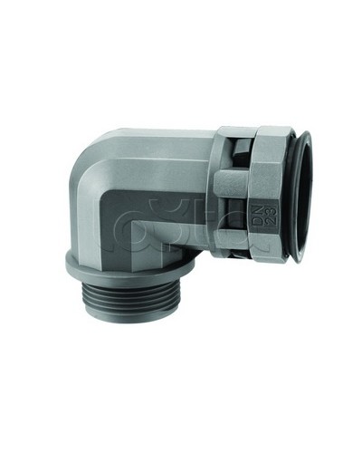 Муфта 90 грд. труба-коробка DN 12 мм, М20х1,5, полиамид, цвет черный DKC PAN12M20N в Таганроге Повороты, муфты, тройники Pintop.ru