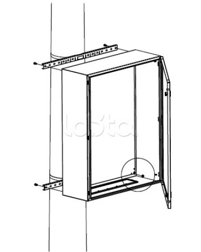 Комплект крепления шкафов DKC R5FB800 в Таганроге Полки для шкафов и стоек Pintop.ru