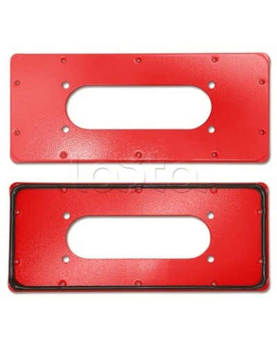 Фланец красный для ST с перф. Тип 3 DKC R5FPST01-RAL3000 в Таганроге Аксессуары для стоек и шкафов Pintop.ru