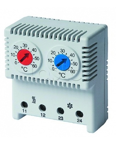 Термостат сдвоенный DKC (R5THRV13) в Таганроге Аксессуары для стоек и шкафов Pintop.ru
