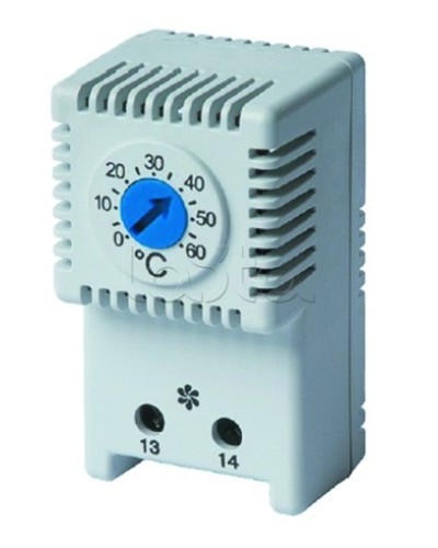 Термостат, NO контакт, диапазон температур: 0-60 °C DKC R5THV2 в Таганроге Аксессуары для стоек и шкафов Pintop.ru