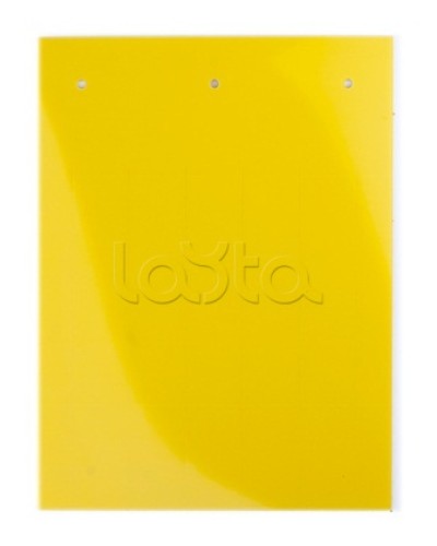 Табличка полужесткая. Установка в держатель. Для маркировки модульного оборудования. ПВХ-0,5. Желтый DKC TAS17 в Таганроге Аксессуары для лотков Pintop.ru