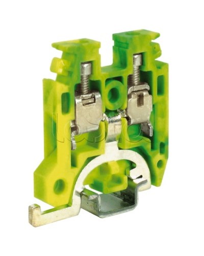Зажим для заземления желт.зелен 2,5 кв.мм DKC ZTR110 в Таганроге Крепежные изделия Pintop.ru