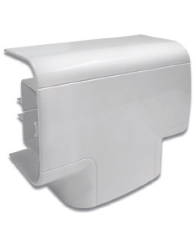 Тройник 110х50 мм, черный DKC 01006A в Таганроге Аксессуары для кабель-канала Pintop.ru