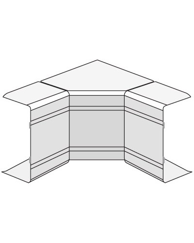 Угол внутренний изменяемый (70-120°) NIAV 25x30 мм DKC 01721 в Таганроге Аксессуары для кабель-канала Pintop.ru