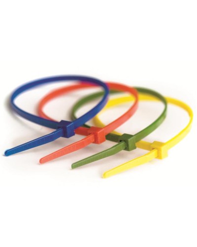 Хомут-стяжка нейлоновый, стандартный PL6.6 3.6х200 мм зеленый DKC 25214CV (100 шт/уп) в Таганроге Стяжки-хомуты Pintop.ru