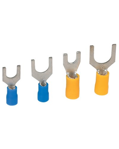 Наконечник вилочный с изолир.фланцем 1,5-2,5 кв.мм 5,2 мм (НВИ) DKC 2B15P в Таганроге Крепежные изделия Pintop.ru