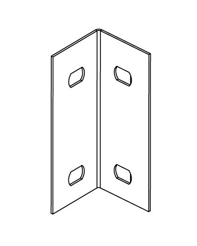 Уголок опорный FR TC/RRC/RRD/RRS на H 50 DKC 30199 в Таганроге Аксессуары для лотков Pintop.ru