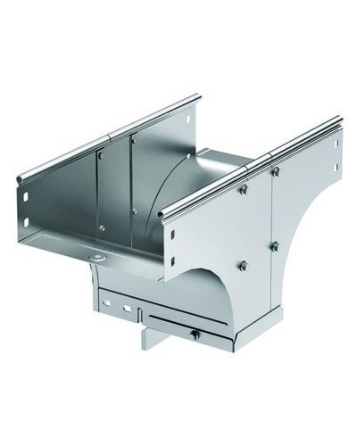 Ответвитель-переходник TDSR T-обр. вертикальный 500/200 в комплекте с крепежными элементами и соединительными в Таганроге Аксессуары для лотков Pintop.ru