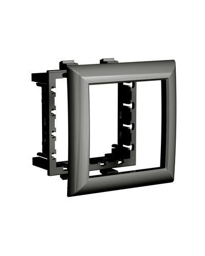 Рамка-суппорт Avanti черный для In-liner Front, 2 мод. DKC 4402912 в Таганроге Аксессуары для лотков Pintop.ru