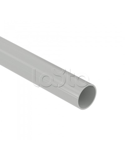 Труба глад. ПВХ 40 мм 3 м жесткая атмосферостойкая серый (30 м) DKC (63940UF) в Таганроге Гладкая труба Pintop.ru