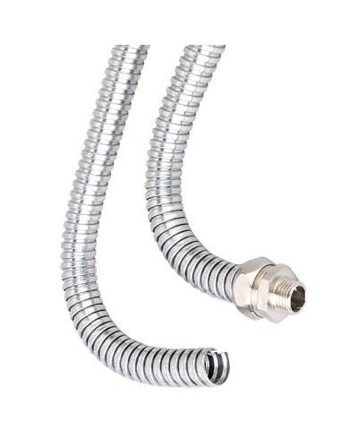 Металлорукав из оцинкованной стали DN 20мм, Dвн 20,5 мм, Dнар 24,5 мм, IP40, 50м DKC 667R2024 в Таганроге Металлорукав Pintop.ru