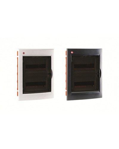 Щиток встраиваемый 24 мод.,IP 41 , черный DKC 82524 в Таганроге Аксессуары для стоек и шкафов Pintop.ru