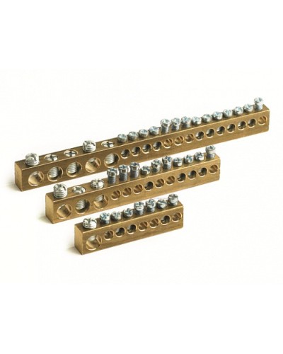 Колодка клеммная 12мод. (отв.3х5.4мм+10х4.5мм) DKC 87412 в Таганроге Коммутационные изделия Pintop.ru