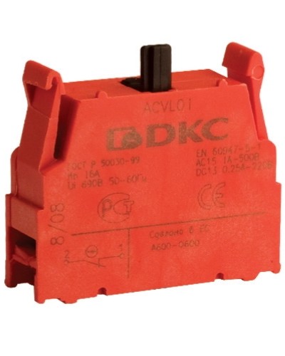 Блок контактный с клеммными зажимами (нормально-замкнутый) DKC ACVL01 в Таганроге Клеммные колодки Pintop.ru