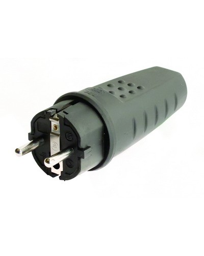 Вилка Schuko. Каучук. DKC DIS1103100 в Таганроге Аксессуары для стоек и шкафов Pintop.ru