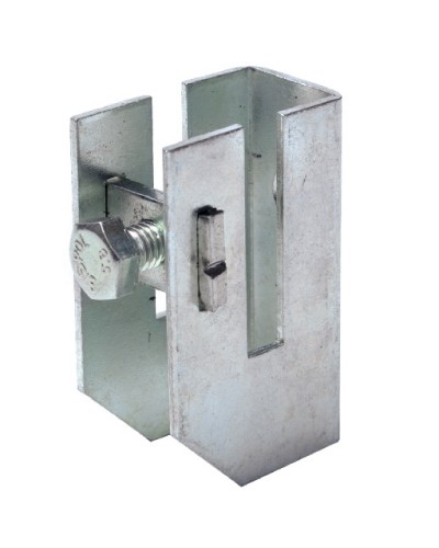 Скоба-держатель полосы с болтом DKC ND2312 в Таганроге Держатели, клипсы, скобы Pintop.ru