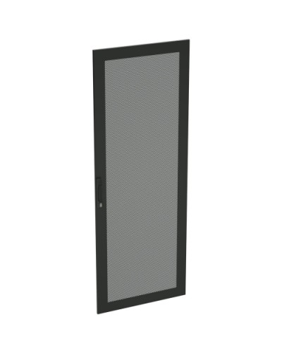 Дверь перфорированная одностворчатая для IT-CQE 2000 x 800 RAL9005 DKC R5ITCPRMM2080B в Таганроге Аксессуары для стоек и шкафов Pintop.ru
