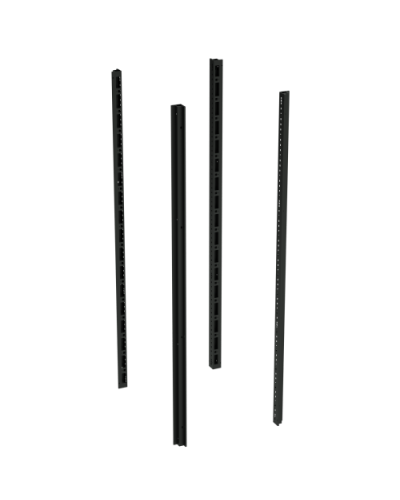 Стойки вертикальные для 19 IT-CQE, В=2000мм, 4шт, RAL9005 DKC (R5KMN20B) в Таганроге Аксессуары для стоек и шкафов Pintop.ru