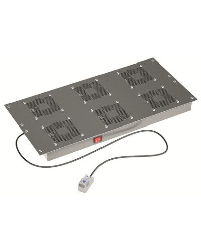 Потолочный вентиляторный модуль, с термостатом 4 вент. для крыши Ш= 600мм DKC R5VSIT6004FT в Таганроге Вентиляторные модули Pintop.ru