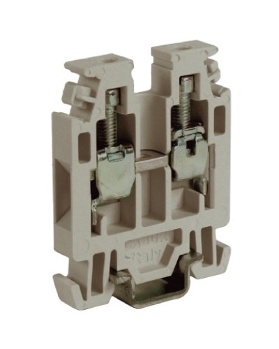 Зажим 2,5 кв.мм серый DKC ZRN500GR в Таганроге Крепежные изделия Pintop.ru