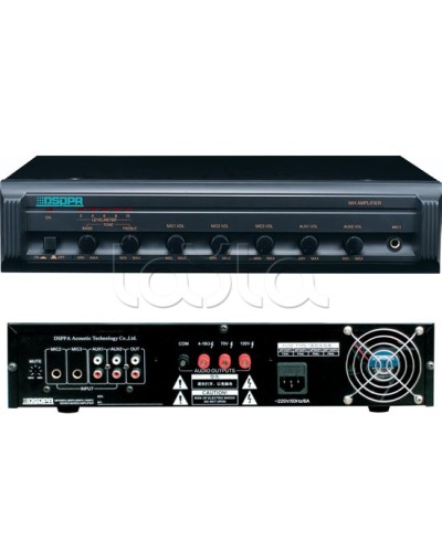 Микшер-усилитель DSPPA MP-300P в Таганроге Система оповещения и трансляции Dsppa Pintop.ru
