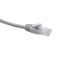 Шнур коммутационный U/UTP категория 5e LSZH нг(А)-HF 0,15 м, серый Datarex DR-181001