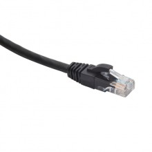Шнур коммутационный U/UTP категория 5e LSZH нг(А)-HF 15,0 м, черный Datarex DR-181925