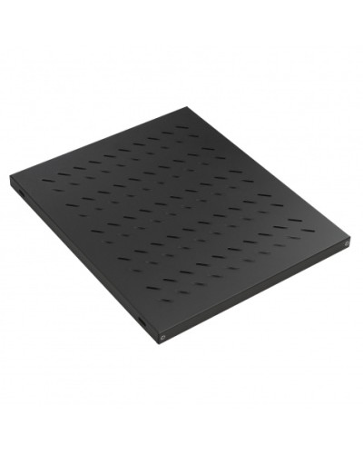 Полка стационар. 19, для шкафов глуб. 600, 370мм, нагрузка 50 кг, чер. Datarex DR-421111 в Таганроге Полки для шкафов и стоек Pintop.ru