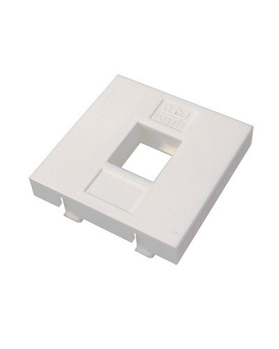 Адаптер Mosaic 45 х 45 мм для модуля Keystone, 1 порт, белый Datarex DR-5301 в Таганроге Коммутационные изделия Pintop.ru