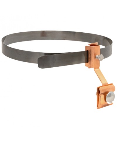 Держатель для труб универсальный D=(0-200)мм Cu и полоса нерж. cталь EKF PROxima (lp-33220-cu) в Таганроге Электротехническое оборудование Pintop.ru