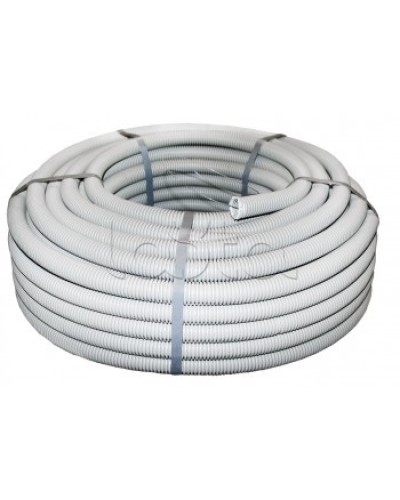 Труба гофр. ПВХ тяжелая с протяжкой d16 мм (100 м) серая EKF-Plast (tg-z-16-t) в Таганроге Труба гофрированная Pintop.ru