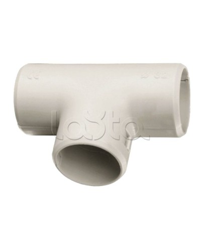 Тройник соединительный для трубы (32 мм) (10 шт.) EKF-Plast (tr-t-32) в Таганроге Повороты, муфты, тройники Pintop.ru