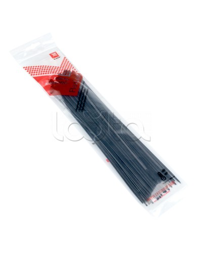 Хомут P6.6 стандартный (ч), 3.6x250 (50шт) FlexLock PROxima EKF (plc-fl-ctsb-3.6x250-r) в Таганроге Стяжки-хомуты Pintop.ru