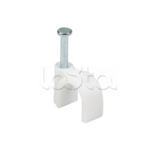 Скоба крепежная круглая (9мм.) (50шт.) EKF PROxima (plcn-sr-9)