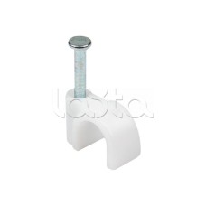 Скоба крепежная круглая (7мм.) (50шт.) EKF PROxima (plcn-sr-7)