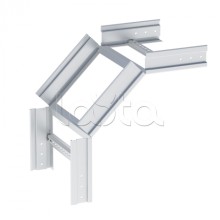 Угол 90 градусов вертикальный внешний лестничный усиленный 100x300 мм (2 мм) EKF (voltp90100300-2)