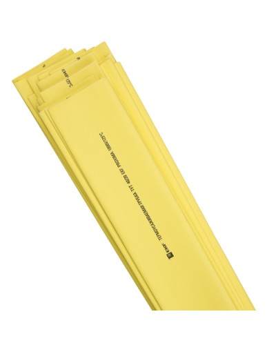 Термоусаживаемая трубка ТУТ нг 20/10 желтая в отрезках по 1м EKF PROxima (tut-20-y-1m) в Таганроге Аксессуары для кабель-канала Pintop.ru