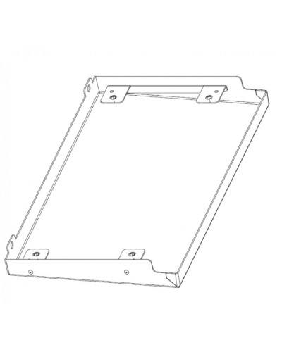 Крыша дождевая для шкафов серии EMW (Ш800 × Г300) Elbox (EMW-RR-800.300) в Таганроге Аксессуары для стоек и шкафов Pintop.ru