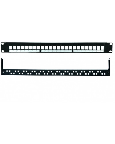 Патч-панель 19”, 1U, 24 порта UTP Eurolan (27B-00-24BL) в Таганроге Патч панель Pintop.ru