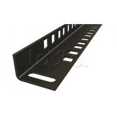 Кронштейн для крепления 19 дюймового оборудования черный RAL9005 Hyperline CTRP-19-4U-RAL9005