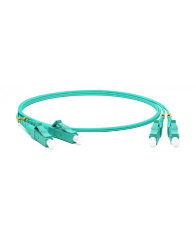 Патч-корд волоконно-оптический MM 50/125(OM3), LC-LC, duplex, LSZH, 1 м Hyperline FC-D2-503-LC/PR-LC/PR-H-1M-LSZH-AQ (FC-503-LC-LC-10G-1M) в Таганроге Патч-корды оптические Pintop.ru