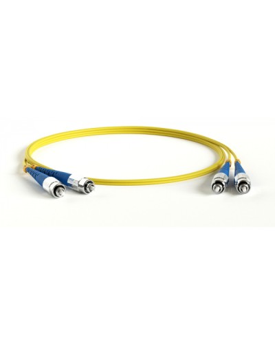 Патч-корд волоконно-оптический Hyperline FC-D2-9-FC/UR-LC/UR-H-50M-LSZH-YL в Таганроге Патч-корды оптические Pintop.ru