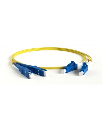 Патч-корд волоконно-оптический Hyperline FC-D2-9-LC/UR-ST/UR-H-30M-LSZH-YL в Таганроге Патч-корды оптические Pintop.ru