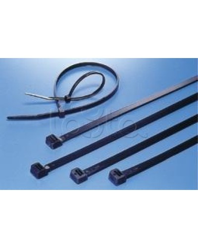 Хомут-стяжка нейлоновый, неоткрывающийся, 250х3.6 мм, черные Hyperline GT-250IBC (100 шт/уп) в Таганроге Стяжки-хомуты Pintop.ru