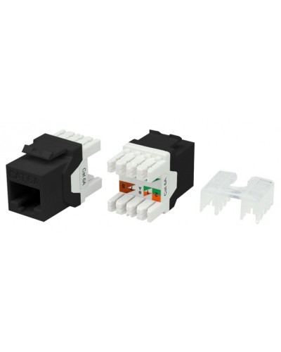 Вставка Hyperline (KJ8-8P8C-C6A-180-BK) в Таганроге Коннекторы Pintop.ru