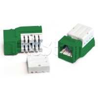 Вставка формата Keystone Jack Hyperline (KJNE-8P8C-C5e-90-GN)