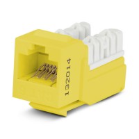 Вставка Hyperline (KJNE-8P8C-C6-90-YL)
